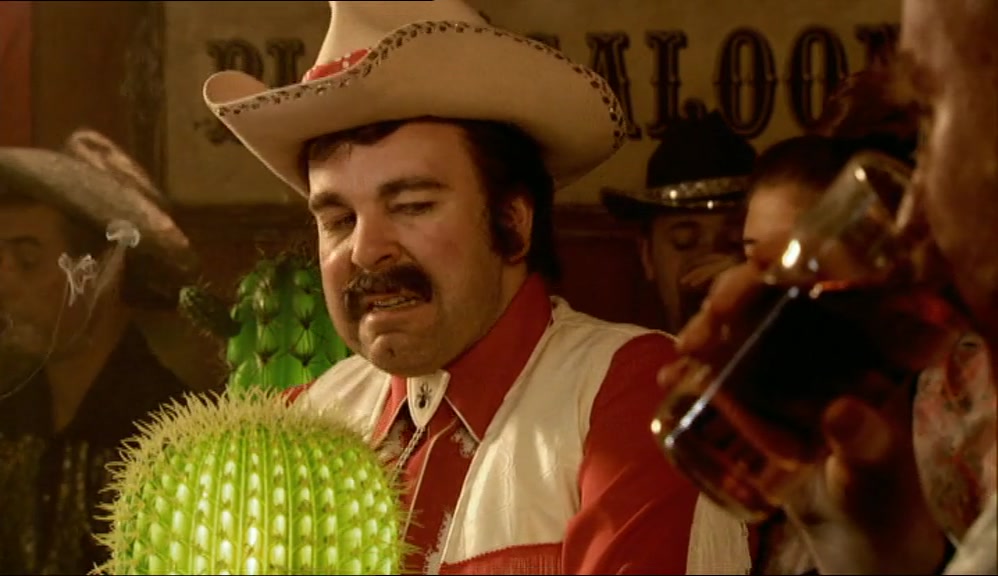 THAT'D BE A FIRST, WOULDN'T IT? YOU SHOULD HAVE SEEN HIM LAST NIGHT. 