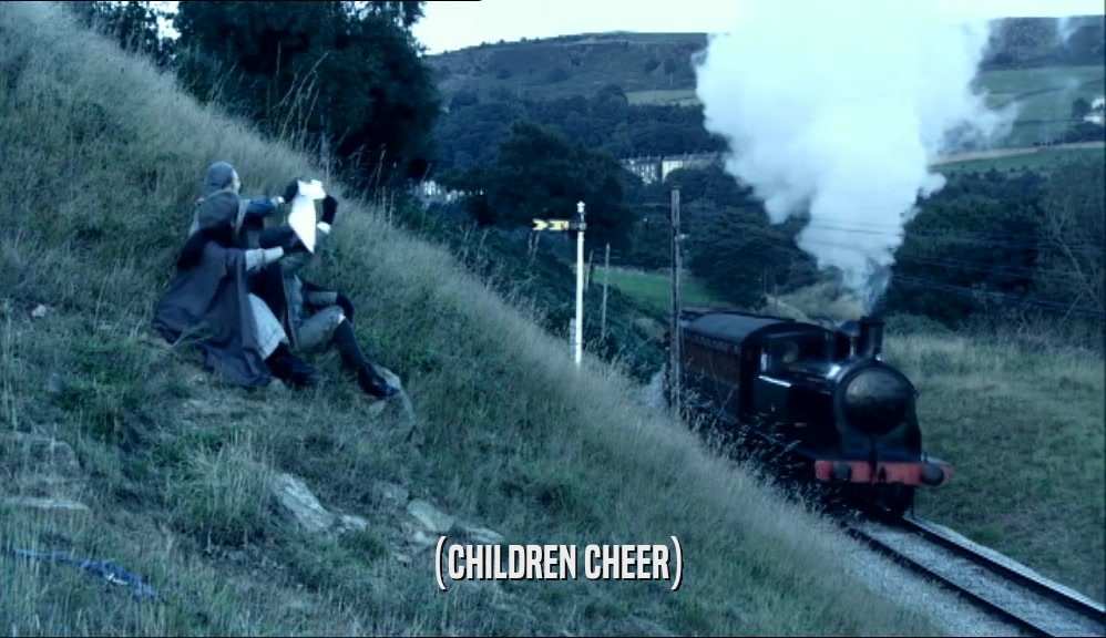 (CHILDREN CHEER)  