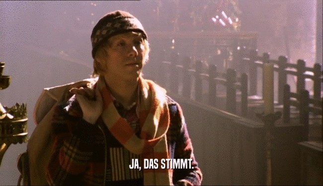 JA, DAS STIMMT.  