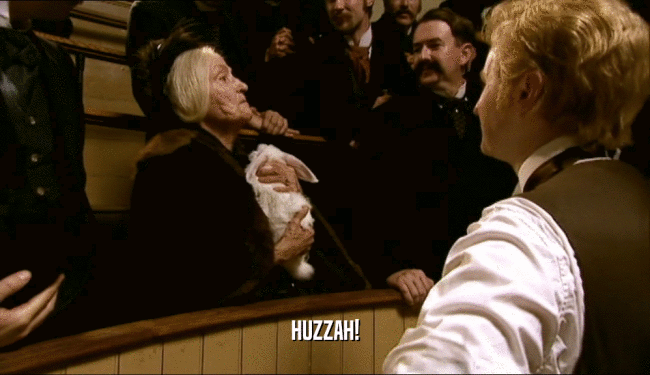 HUZZAH!  