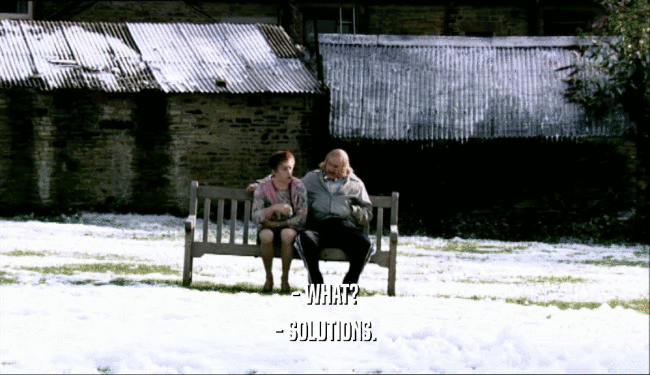 - WHAT? - SOLUTIONS. 