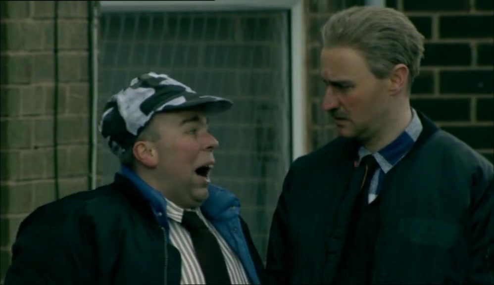I'VE ONLY GOT A FIVER. I WAS GONNA HAVE SCAMPI FOR LUNCH. 