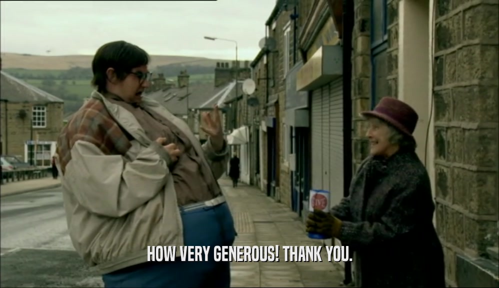 HOW VERY GENEROUS! THANK YOU.  