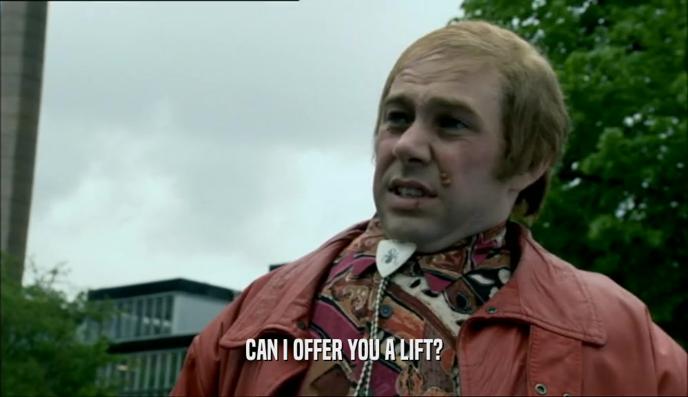 CAN I OFFER YOU A LIFT?  