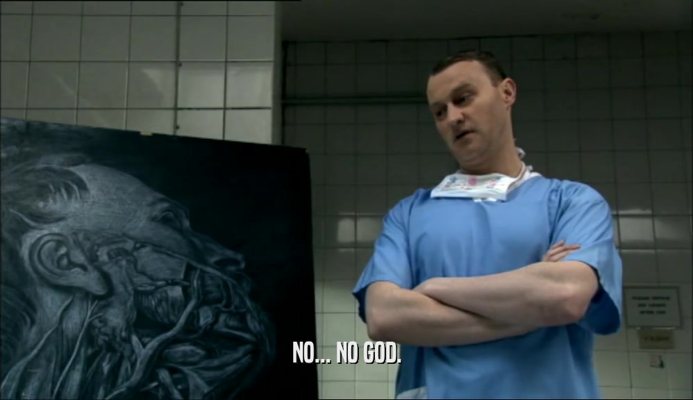 NO... NO GOD.  