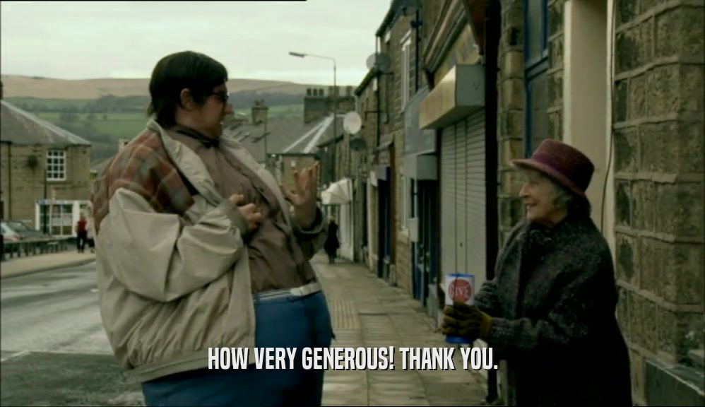 HOW VERY GENEROUS! THANK YOU.  