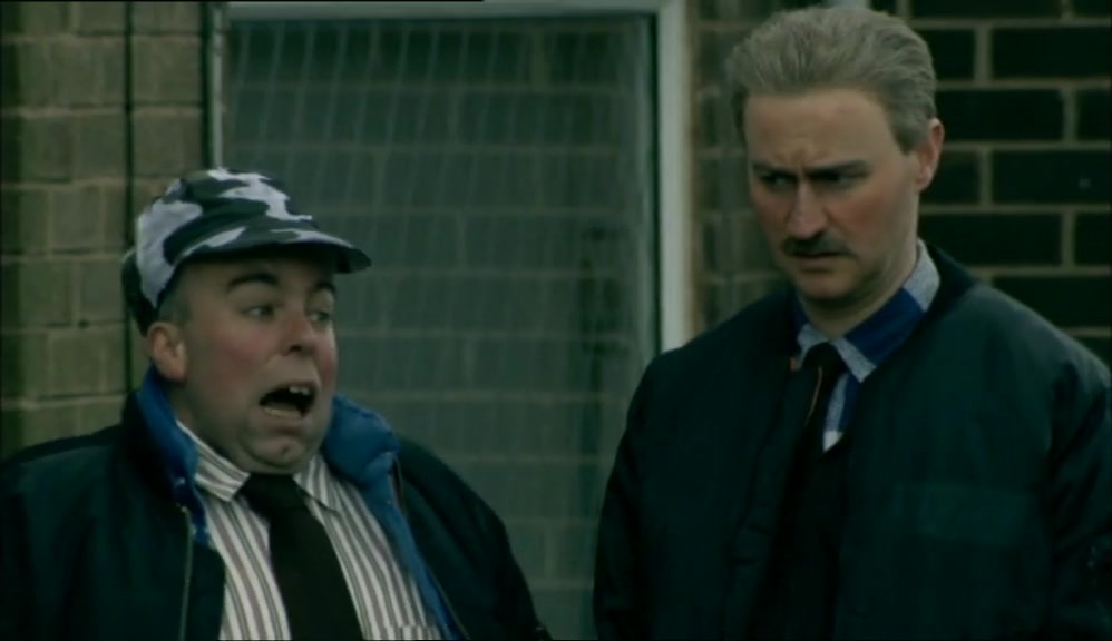 I'VE ONLY GOT A FIVER. I WAS GONNA HAVE SCAMPI FOR LUNCH. 