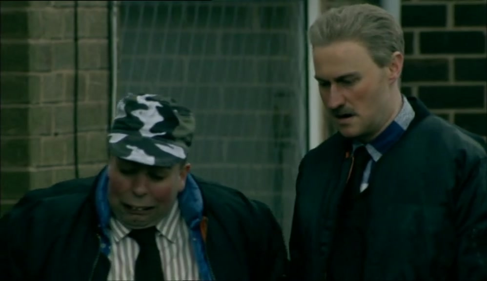IT'S NOT MY FAULT I'M LARGE. TELL HER, GLEN.  