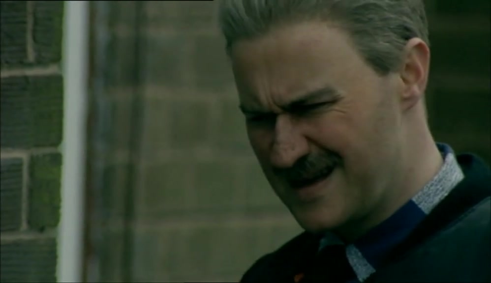 - SEE? SHE HASN'T GOT A TELLY. - SHE HAS! YOU CAN HEAR IT! 