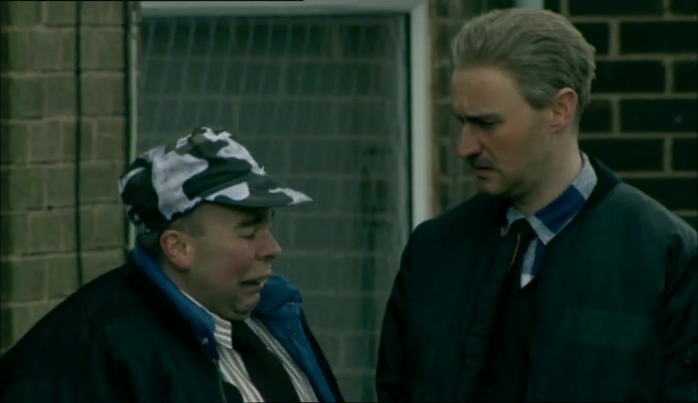 I'VE ONLY GOT A FIVER. I WAS GONNA HAVE SCAMPI FOR LUNCH. 