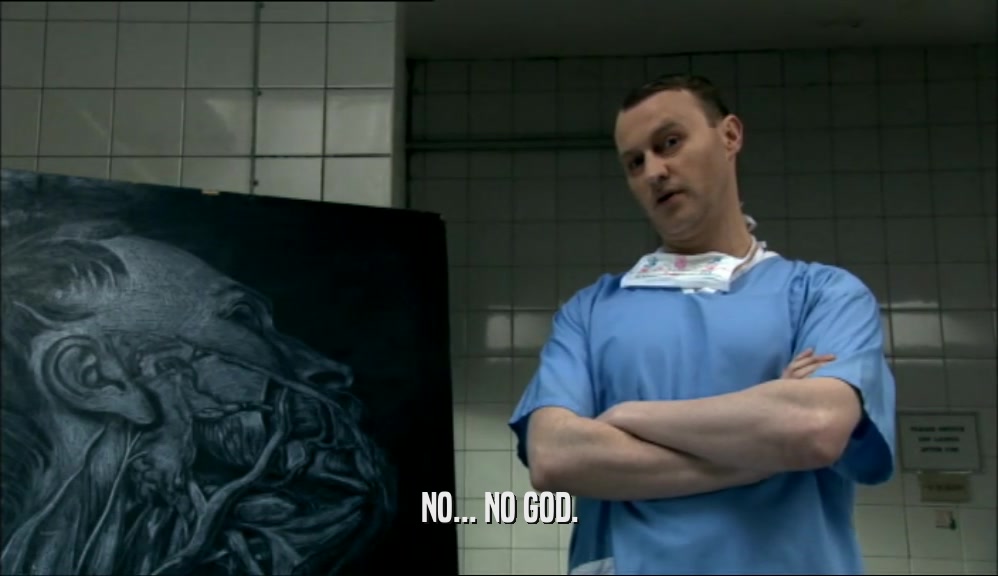 NO... NO GOD.  