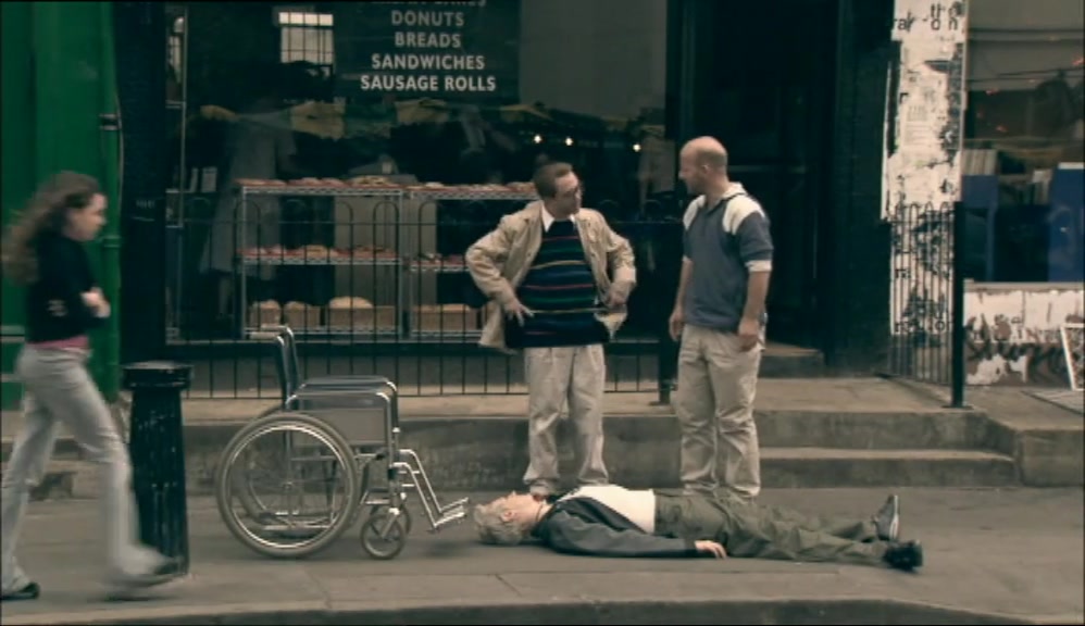 - LEAVE HIM! HE'S ONLY ACTING! - HE'S A BLOODY GOOD ACTOR. 