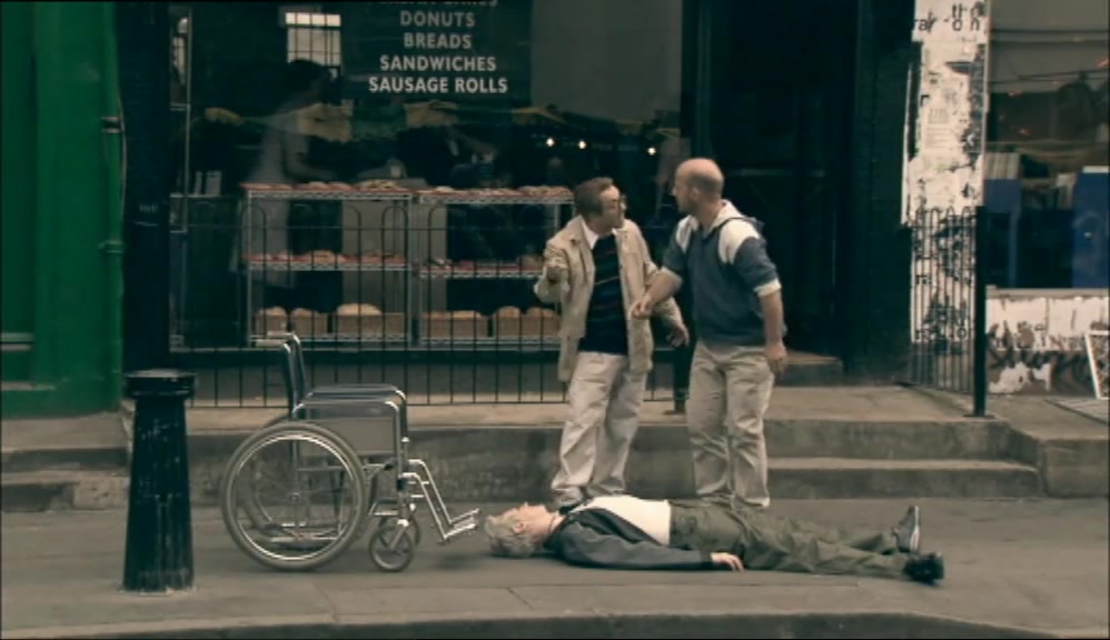 - LEAVE HIM! HE'S ONLY ACTING! - HE'S A BLOODY GOOD ACTOR. 