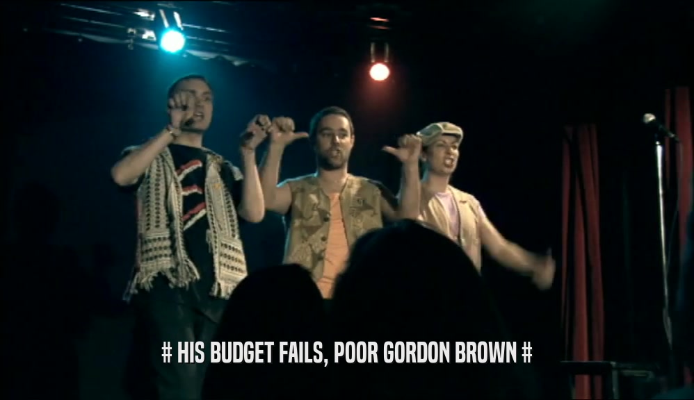 # HIS BUDGET FAILS, POOR GORDON BROWN #  