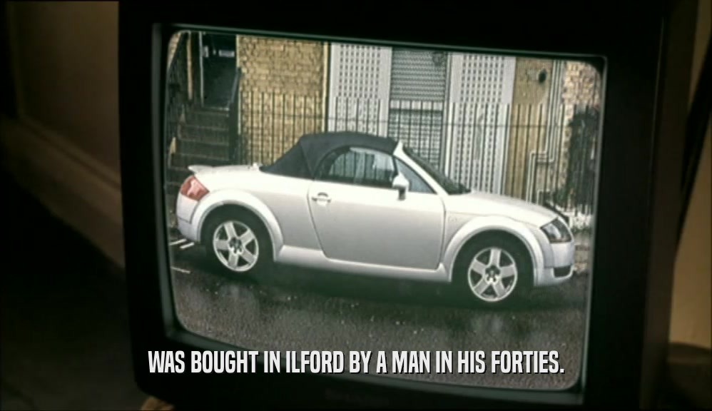 WAS BOUGHT IN ILFORD BY A MAN IN HIS FORTIES.  