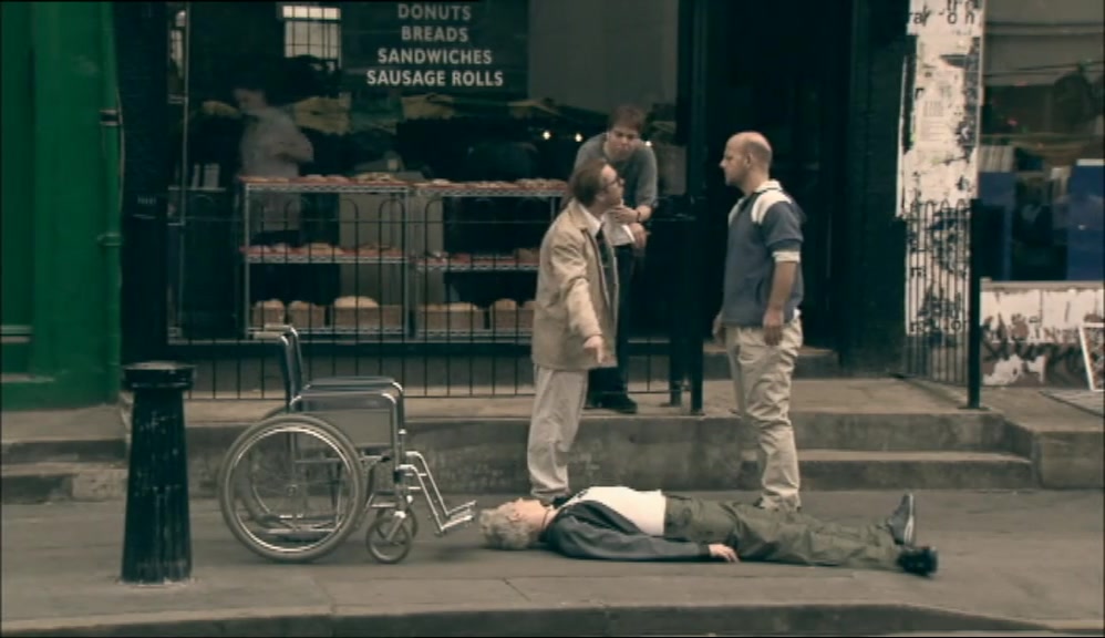 - YOU AIN'T GONNA LEAVE HIM? - HE CAN WALK, YOU IDIOT! 