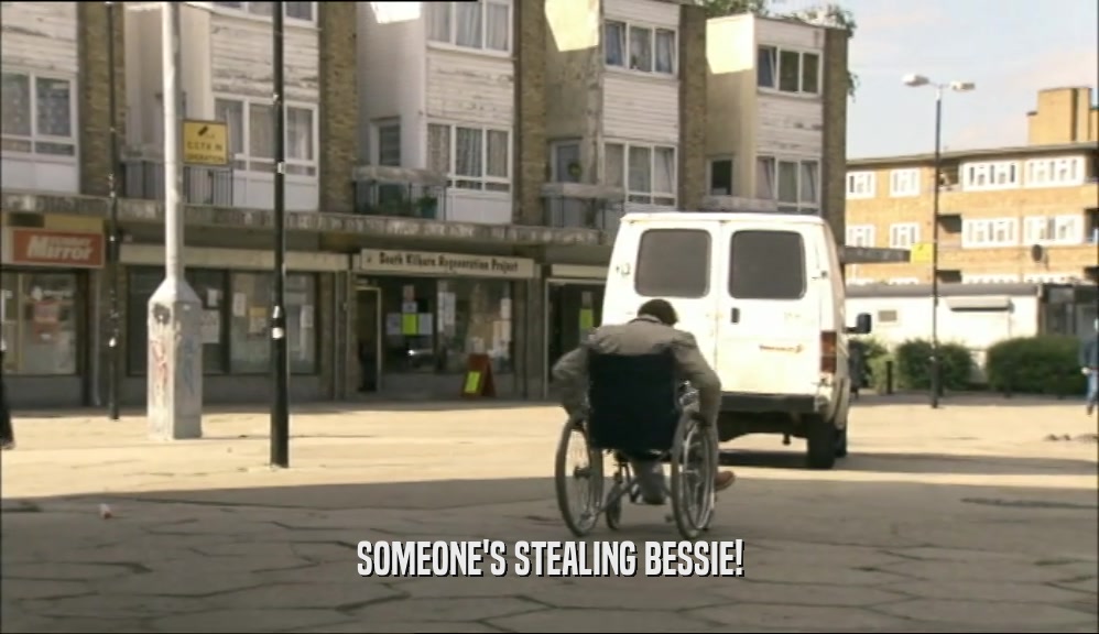 SOMEONE'S STEALING BESSIE!  