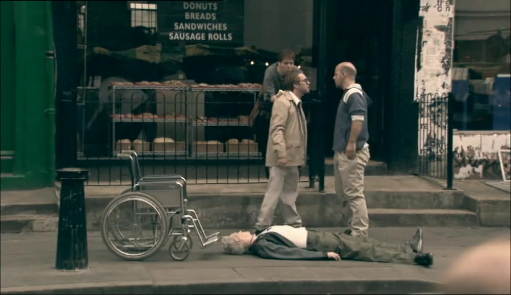 - YOU AIN'T GONNA LEAVE HIM? - HE CAN WALK, YOU IDIOT! 