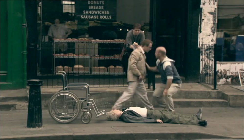 - YOU AIN'T GONNA LEAVE HIM? - HE CAN WALK, YOU IDIOT! 