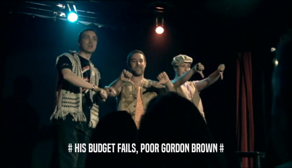 # HIS BUDGET FAILS, POOR GORDON BROWN #  