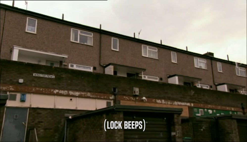 (LOCK BEEPS)  