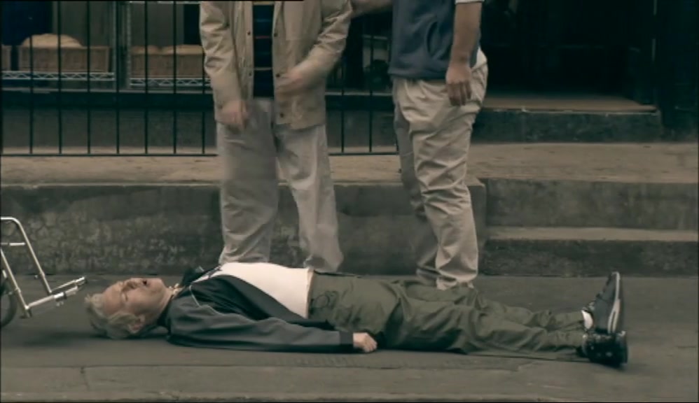 HE'S NOT! GET UP! THIS ISN'T YOUR EXERCISE. IT'S DAVE'S. 