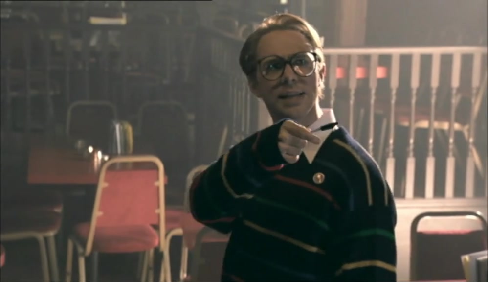 IN CHARACTER, PLEASE. MAKE SURE HE DOESN'T SPEAK. 