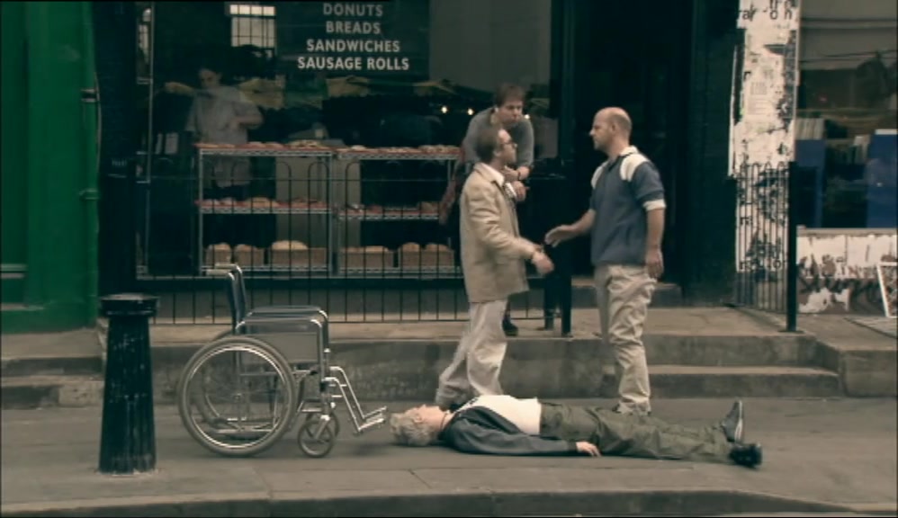 - YOU AIN'T GONNA LEAVE HIM? - HE CAN WALK, YOU IDIOT! 