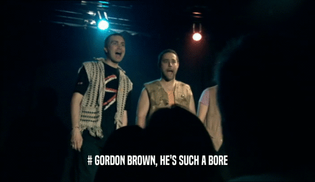 # GORDON BROWN, HE'S SUCH A BORE
  