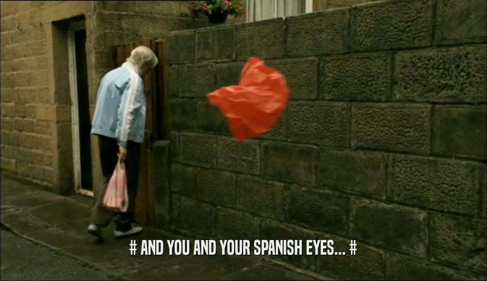 # AND YOU AND YOUR SPANISH EYES... #  