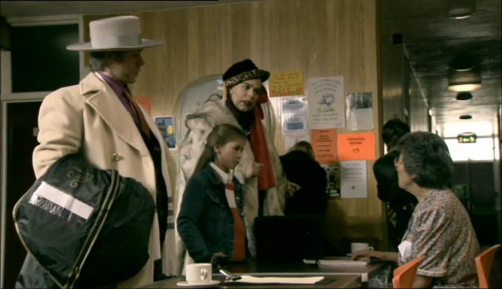 - SHE'S NOT MY REAL MUM. - SPEAK WHEN YOU'RE SPOKEN TO! 
