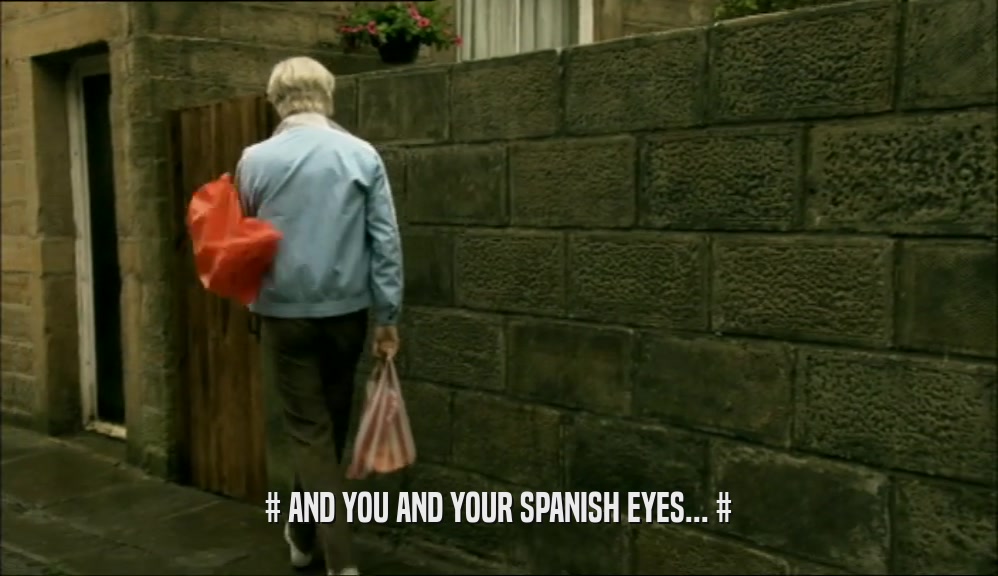 # AND YOU AND YOUR SPANISH EYES... #  