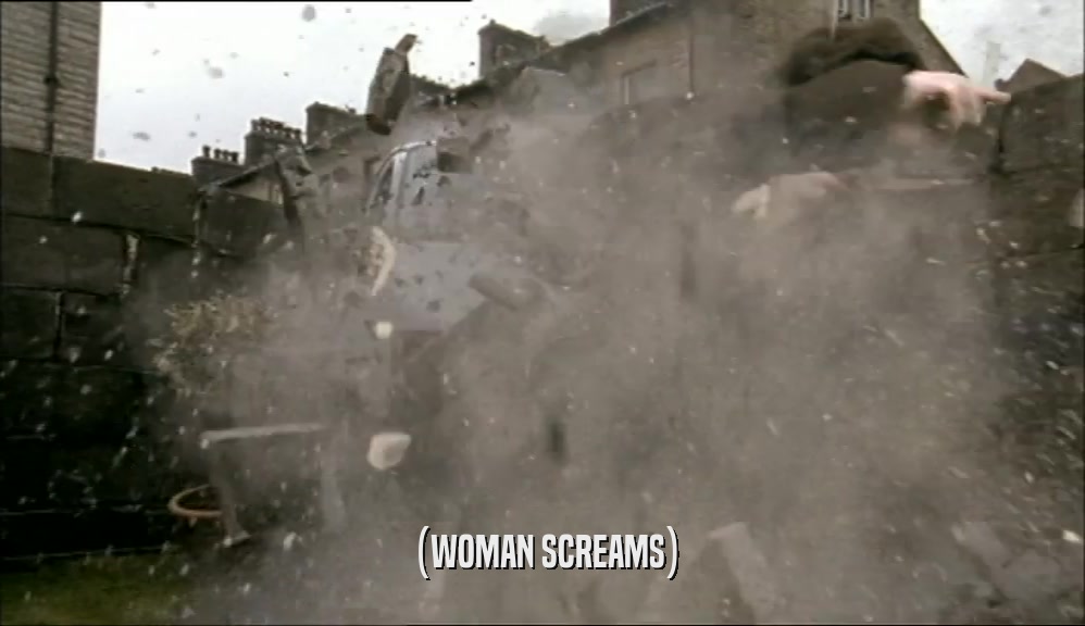 (WOMAN SCREAMS)  