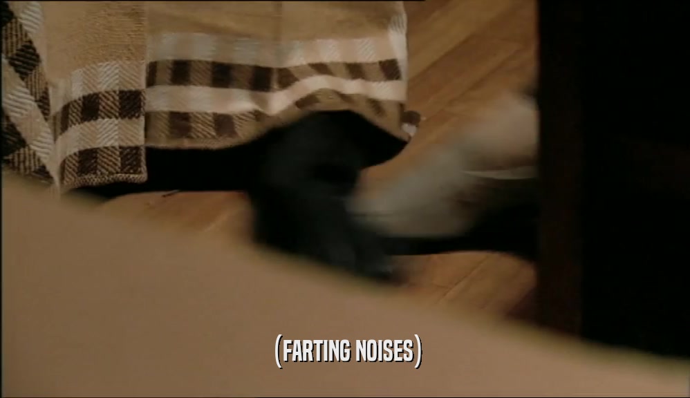 (FARTING NOISES)  