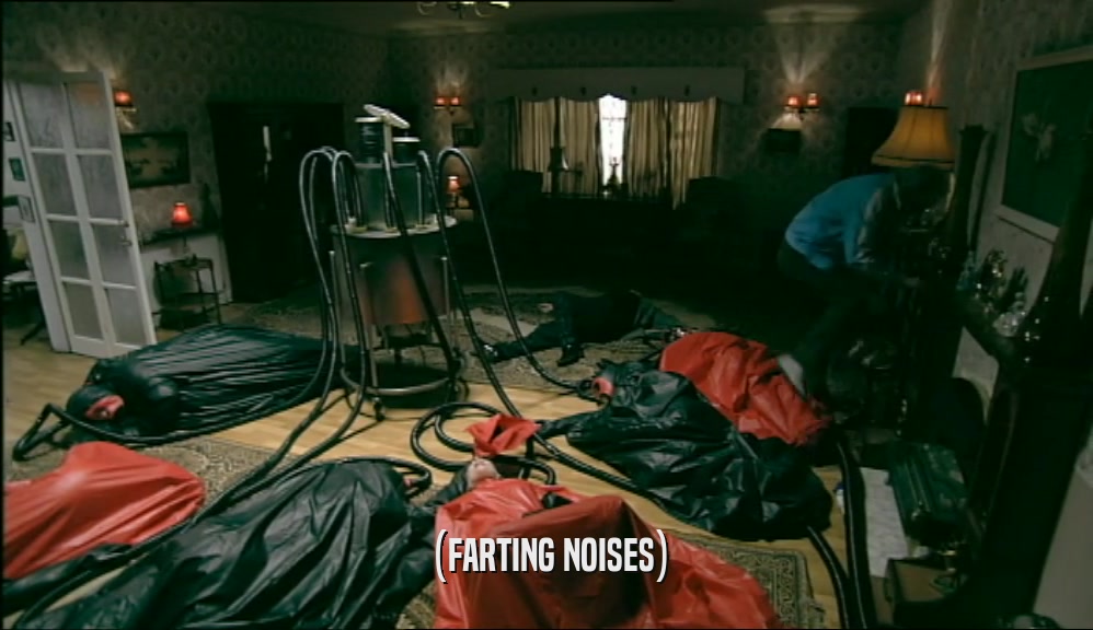 (FARTING NOISES)  