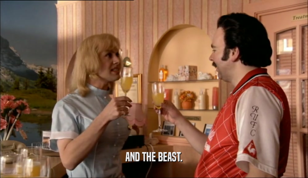 AND THE BEAST.  