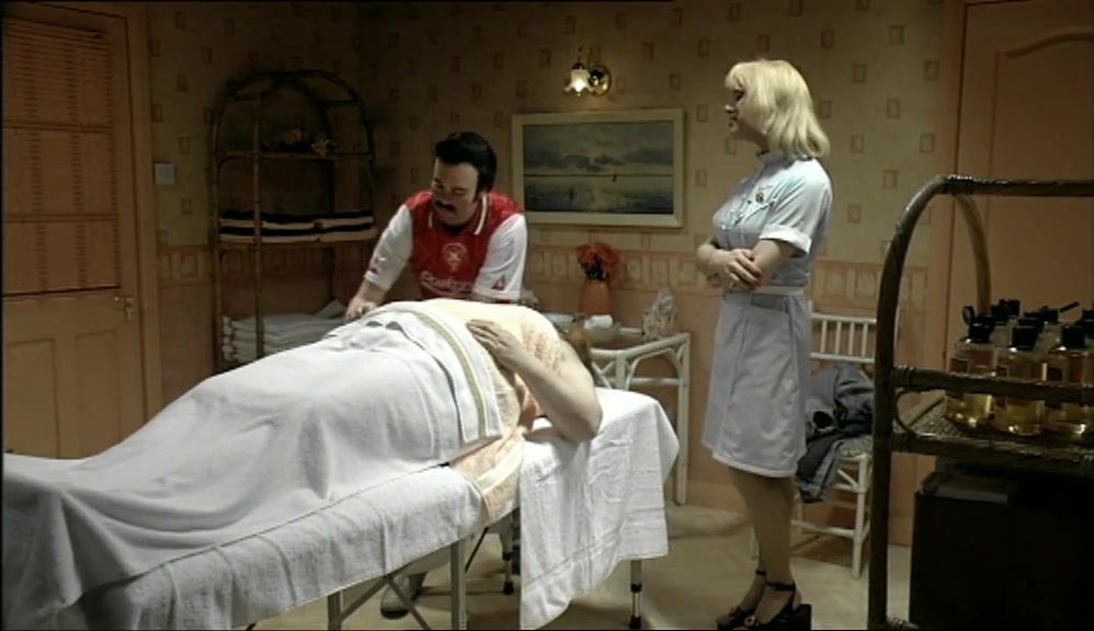 NICE AND GENTLY AT FIRST. JUST TRY TO RELAX.  