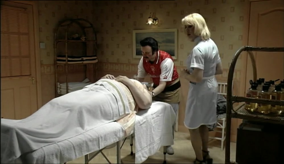 I'LL BEGIN WITH LONG STROKES DOWN YOUR ARMS AND SHOULDERS. 