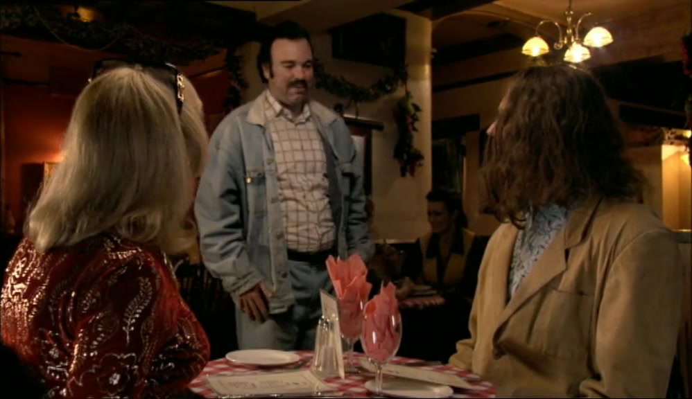 NO, I WON'T INTERRUPT. I ONLY CAME IN FOR SOME PIZZAS. 