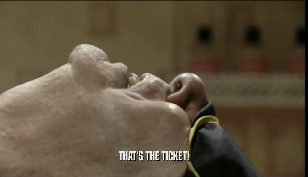 THAT'S THE TICKET!  