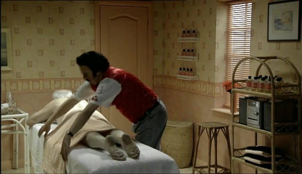 (MRS LEVINSON) NOW, IFYOU TURN OVER, I'LL DO YOUR FRONT. 