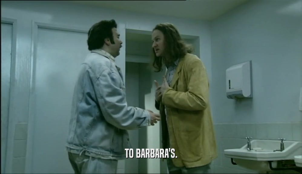 TO BARBARA'S.  