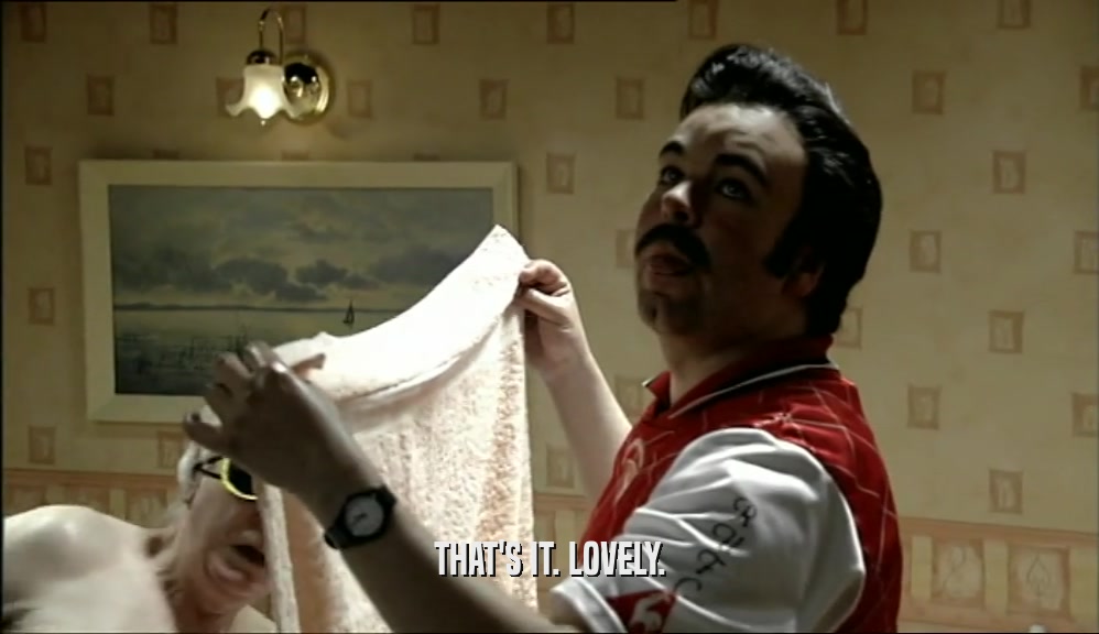 THAT'S IT. LOVELY.  