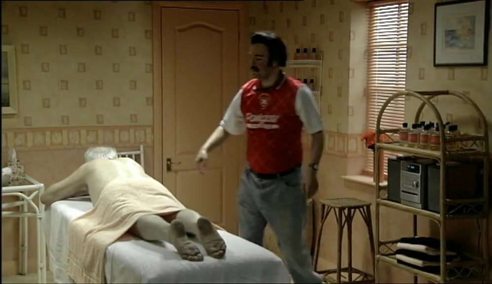 (MRS LEVINSON) NOW, IFYOU TURN OVER, I'LL DO YOUR FRONT. 