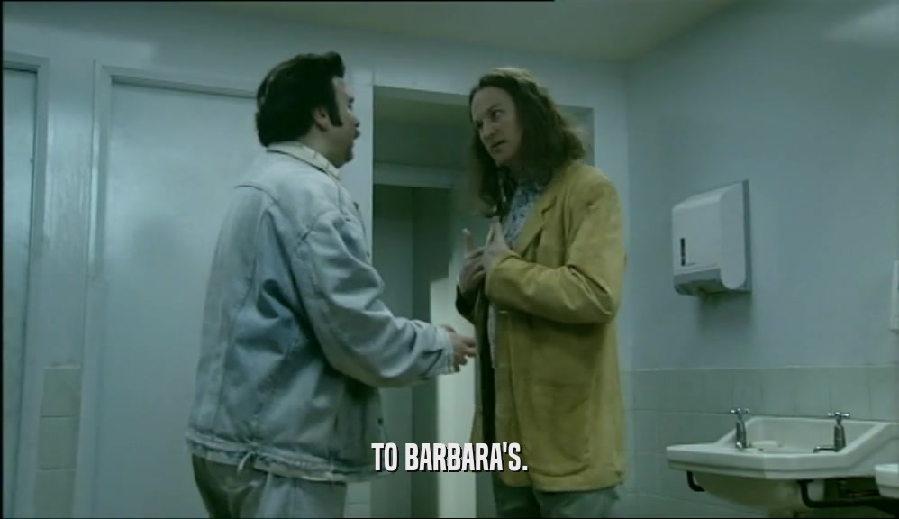 TO BARBARA'S.  