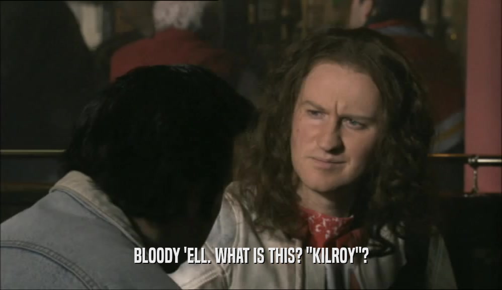 BLOODY 'ELL. WHAT IS THIS? 