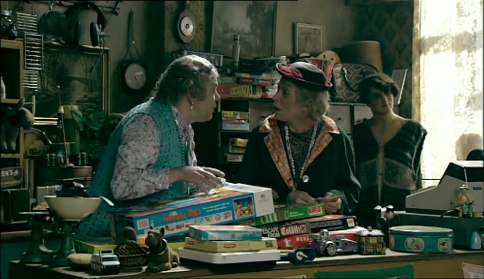 I WAS UPSTAIRS DOING THE BAGS, A GUST OF WIND COMES ALONG 