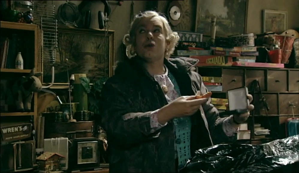 OLD WOMAN'S TEETH, VINNIE!  
