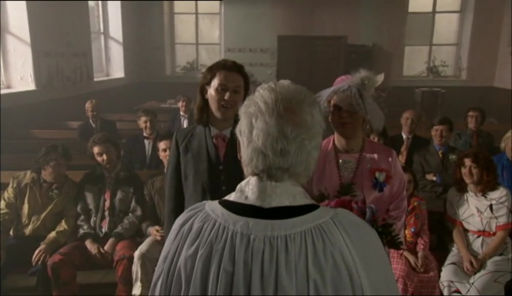 YOU MAY KISS THE BRIDE.  
