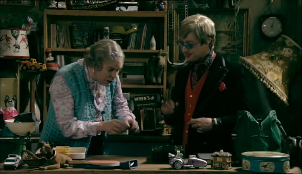 - CHARITY BEGINS AT HOME. - LOVELY. GOOD STUFF, IS IT? 